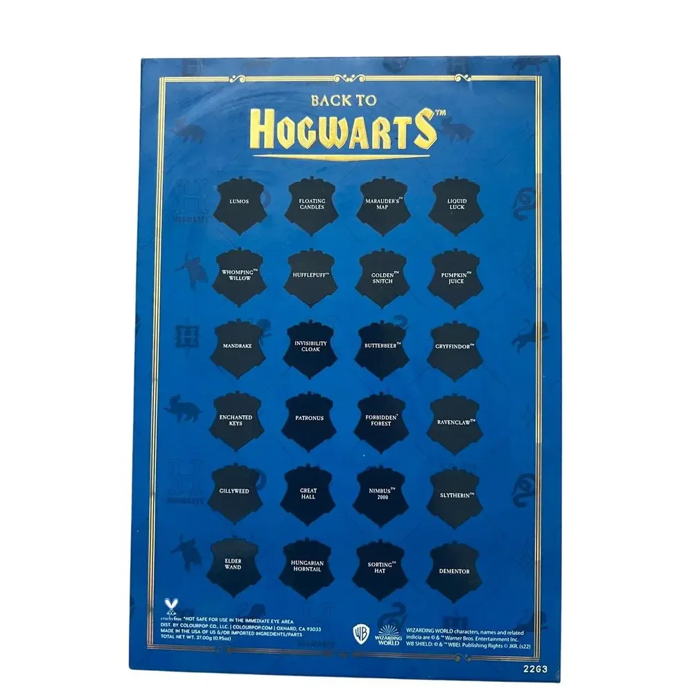 Colourpop Hogwarts Harry Potter Eyeshadow Palette